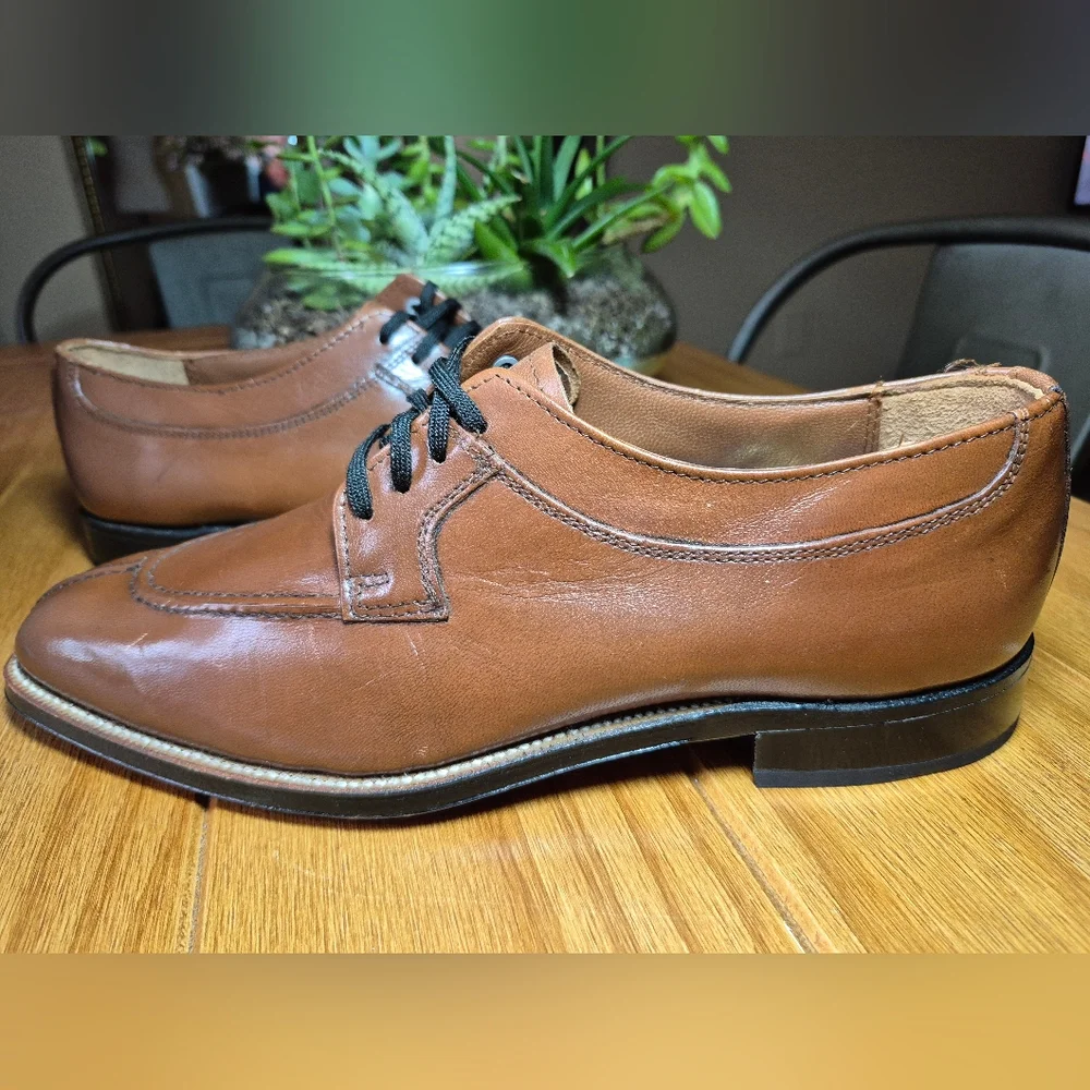 Stacy Adams Leather Oxford Shoes -‎ Size 8
